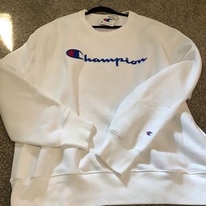 oversized champion crew neck